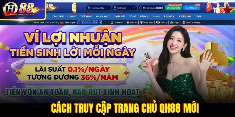 Cách truy cập trang chủ QH88 mới nhất 2026